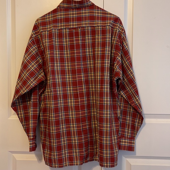 Ben Sherman red plaid button down Size 17 1/2 - Picture 3 of 3